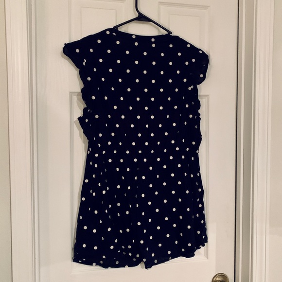 Navy Polka Dot Top - Picture 5 of 5